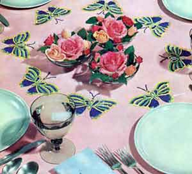 Butterfly Luncheon Cloth #S-65