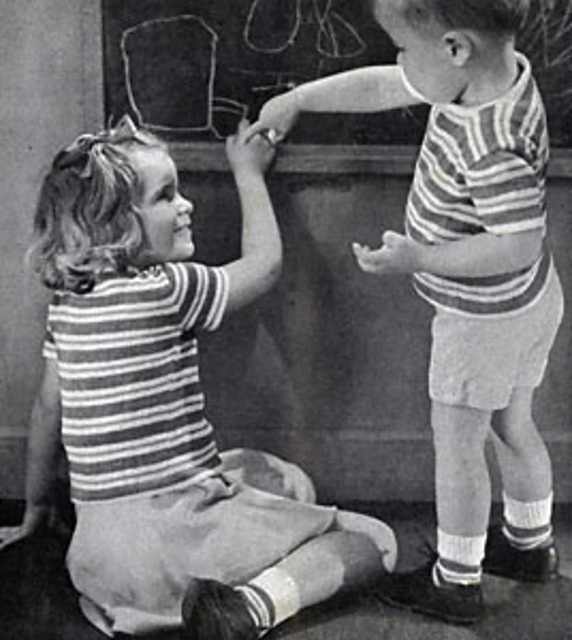 Joan and Tommy Basque Shirt and Socks #5131