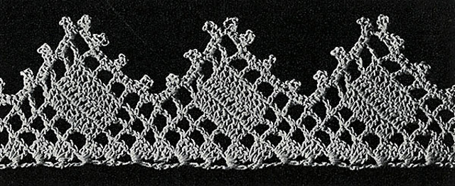 Pointed Filet Edging #13
