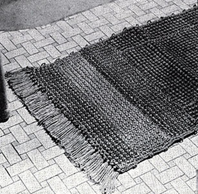 Bathroom Rug with Fringe #250