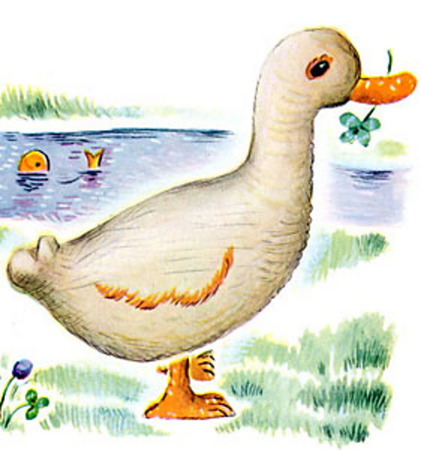 Louella Duck Stuffed Animal #PC-1509