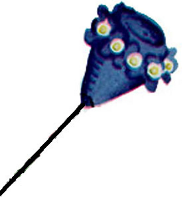 Cone Button Trimmed Pin