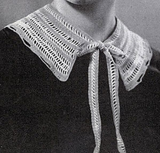 Striped Collar with Ties #273