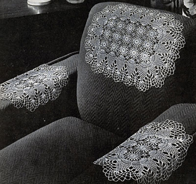 Pineapple Chair Set #7856