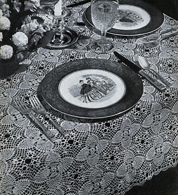 Pineapple Tablecloth #7866-A