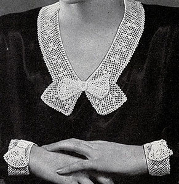 Irish Rose Collar and Cuffs #2032