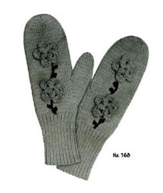 Girls and Ladies Mittens #168