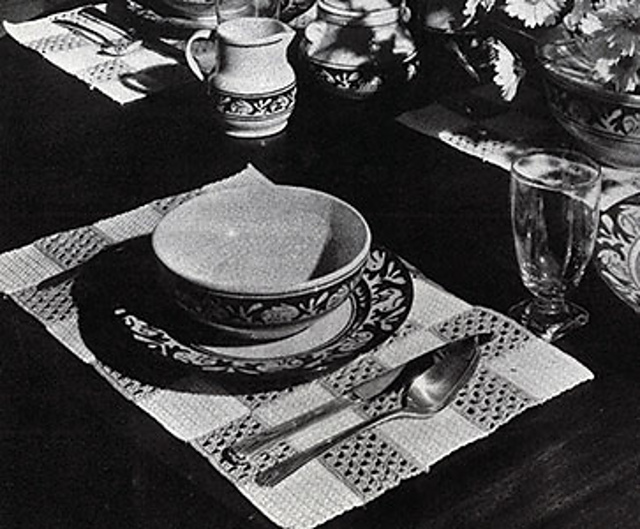 Block Mat Breakfast Set #712