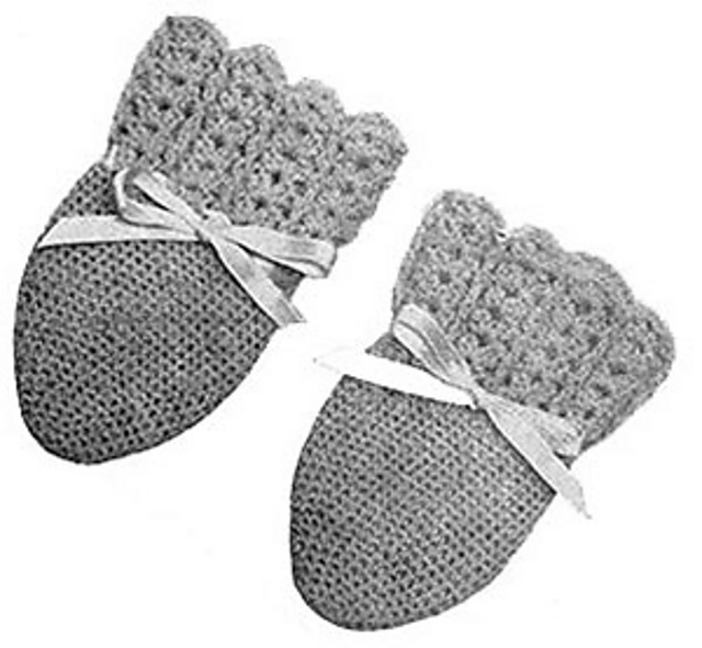 Infants Crochet Mittens #604