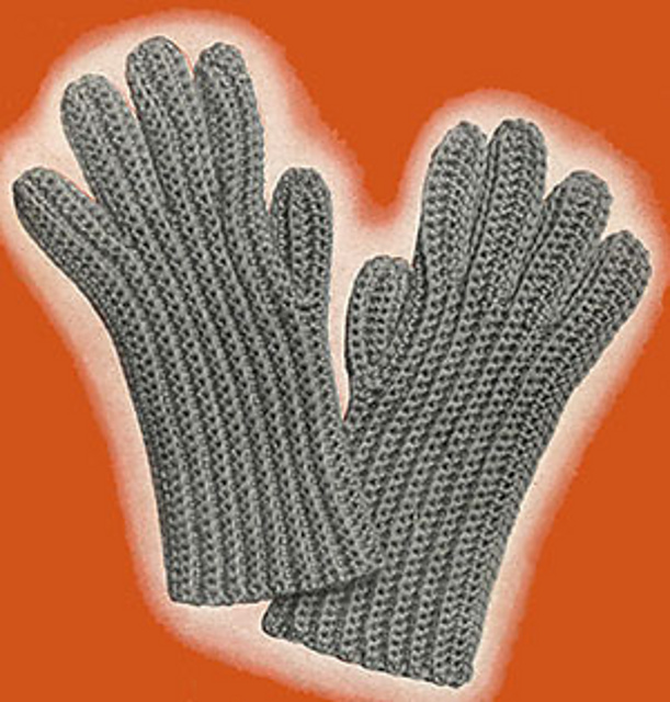 Mens Crochet Gloves #624