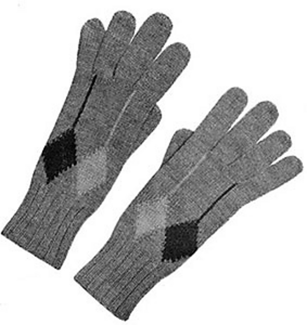 Mens Argyle Gloves #615