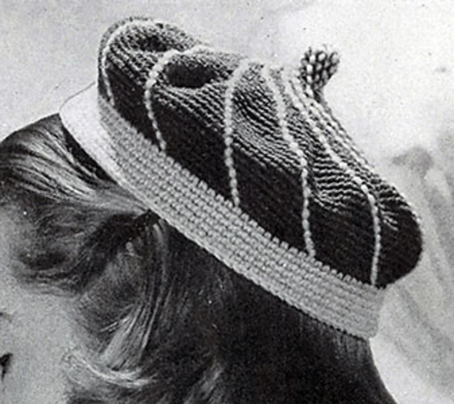 Ravelry: Stitched Calot #1157 pattern by The Spool Cotton Company