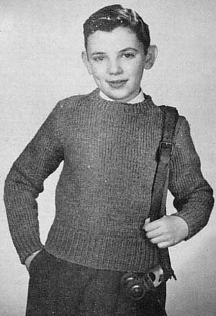 Boy's Shaker Knit Pull Over #409