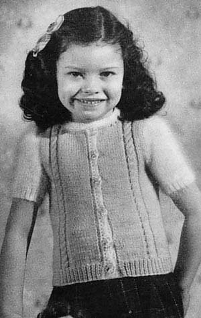 Girl's Cardigan Sweater #408