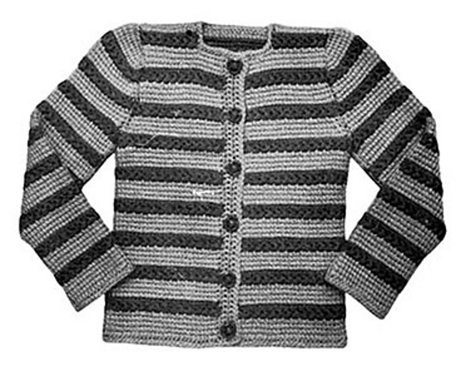 Crocheted Cardigan #707