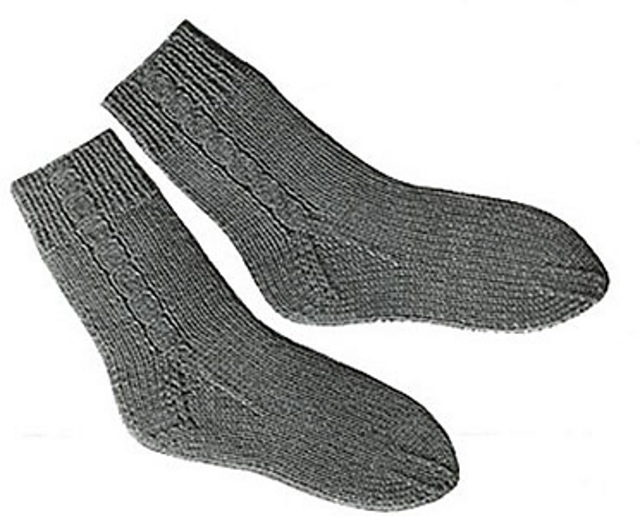 Childrens Cable Clock Socks #602