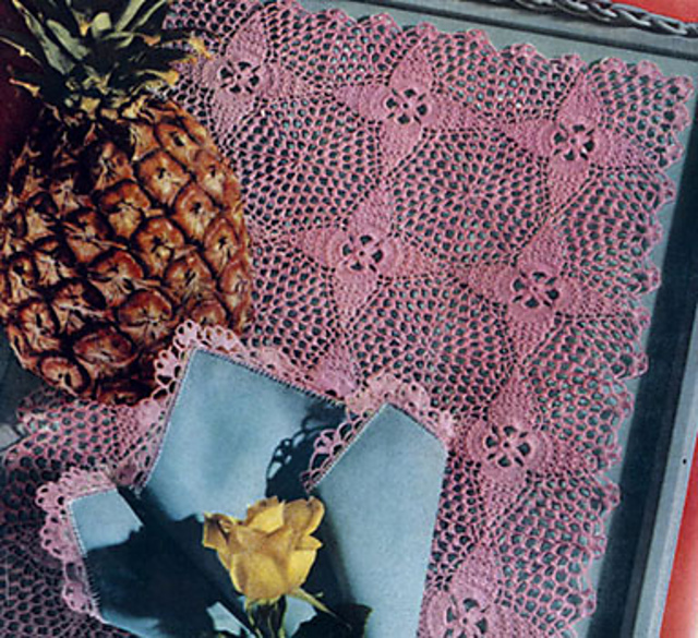 Pineapple Leaves Tray Mat #S-239