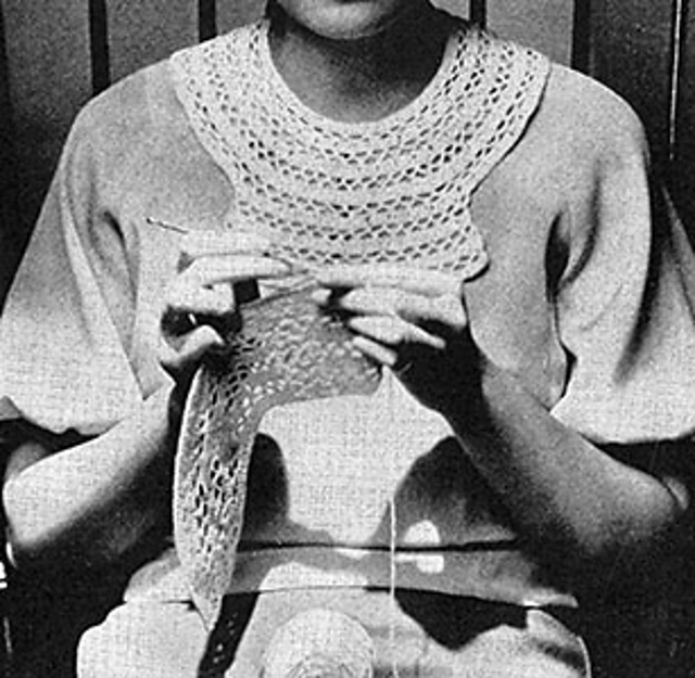 Circular Bib Collar and Cuff Set #42