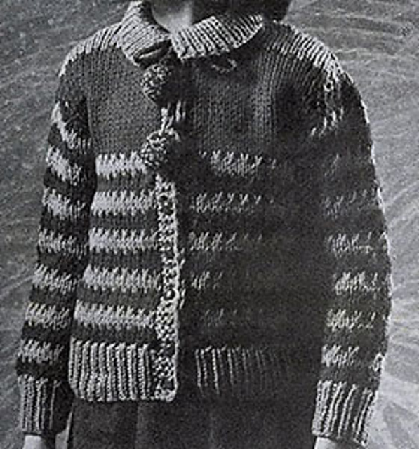 Bulky Knit Cardigan #920