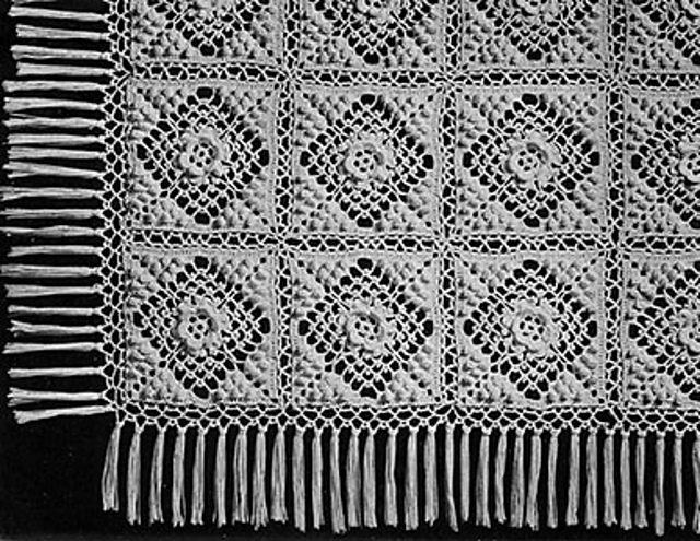 Irish Popcorn Bedspread #60