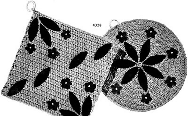 Round and Square Pot Holders #4028