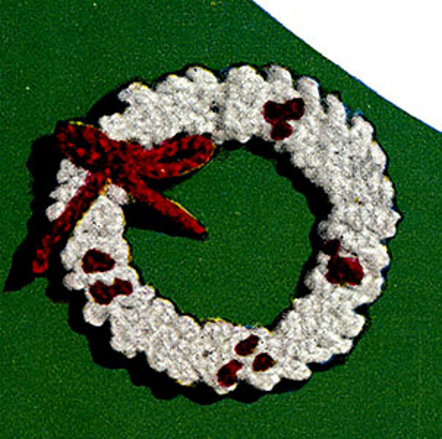 Holly Wreath Ornament
