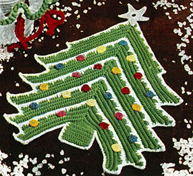 Christmas Tree Potholder