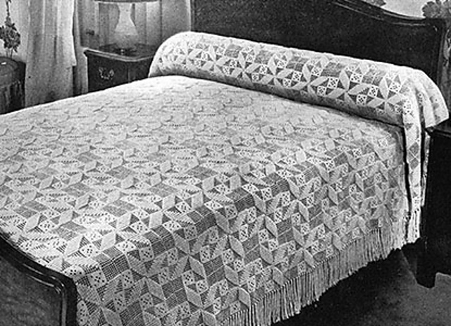 Popcorn Whirl Bedspread #645