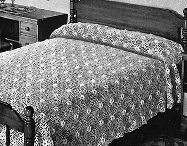 Beauty Rose Bedspread #657