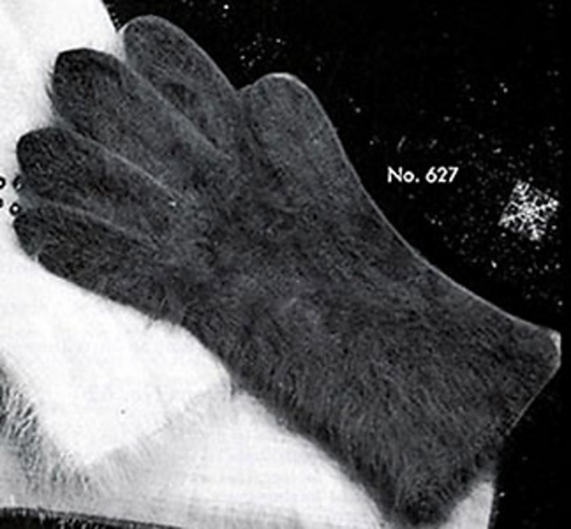 Women's Angora Gloves No. 627