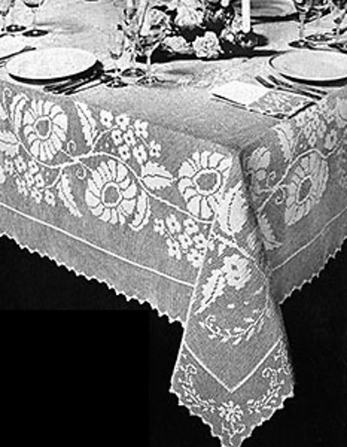 Floral Classic Tablecloth #7139