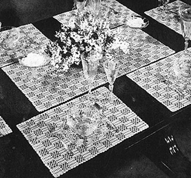 Shadow and Substance Luncheon Set #7142