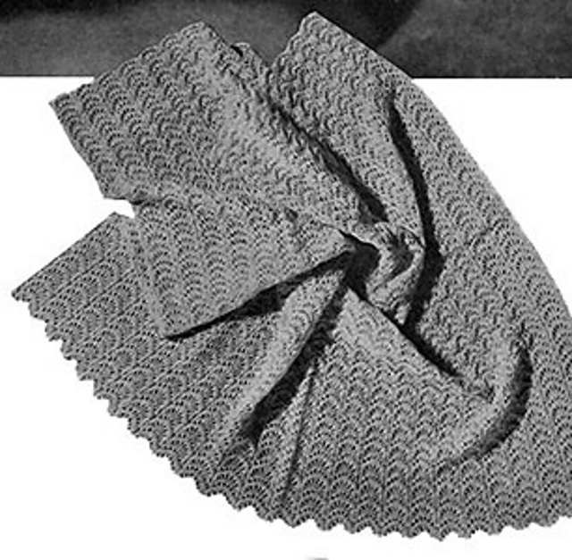 Shell Shawl #5045