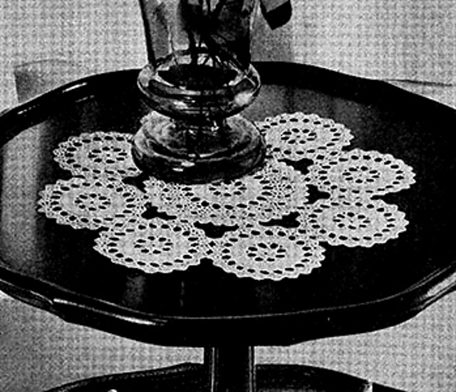 Star Wheel Doily #7115