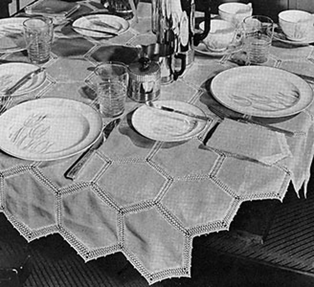 Hexagonal Tablecloth #787