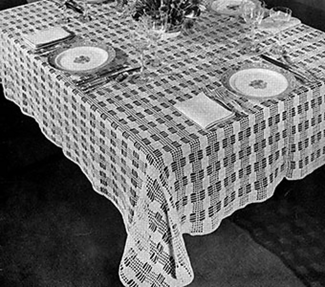 Moderne Mesh Tablecloth #7046
