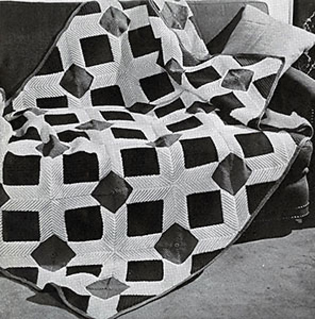 Criss Cross Afghan #629