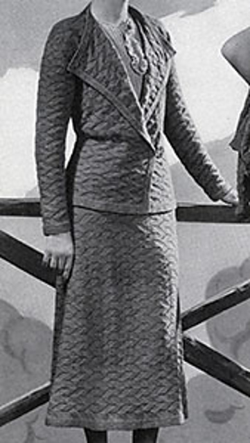 Diamond Knitted Sport Suit #107