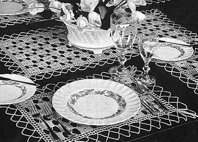 Garden Gate Luncheon Set #7321