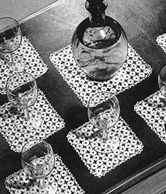 Periwinkle Coaster Set #7348