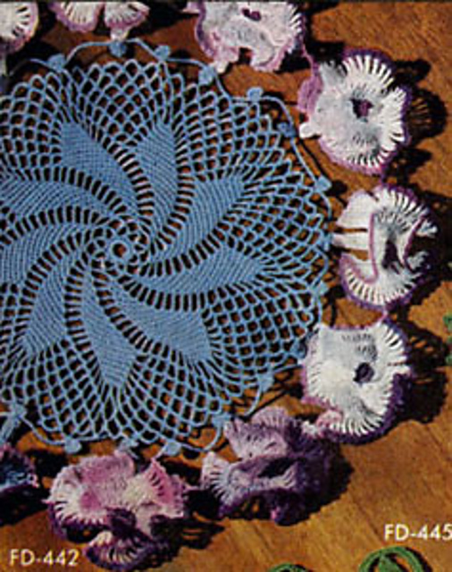 Petunias Doily #FD-442
