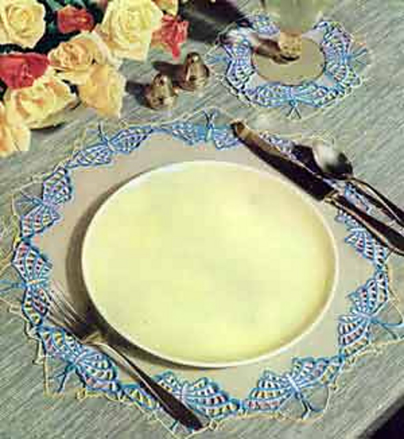 Butterfly Luncheon Set #S-43
