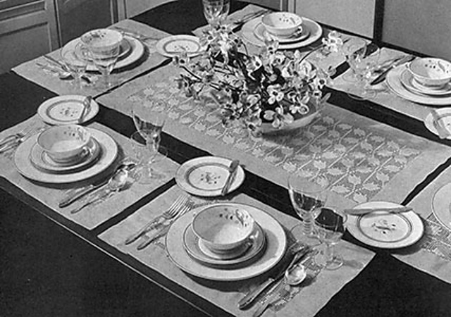 Shepherdess Luncheon Set #7199
