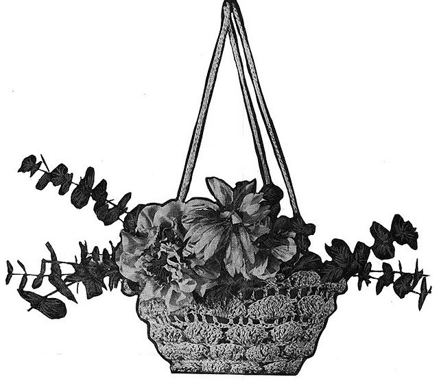 834 Crocheted Plant Holder & Bowl Cover