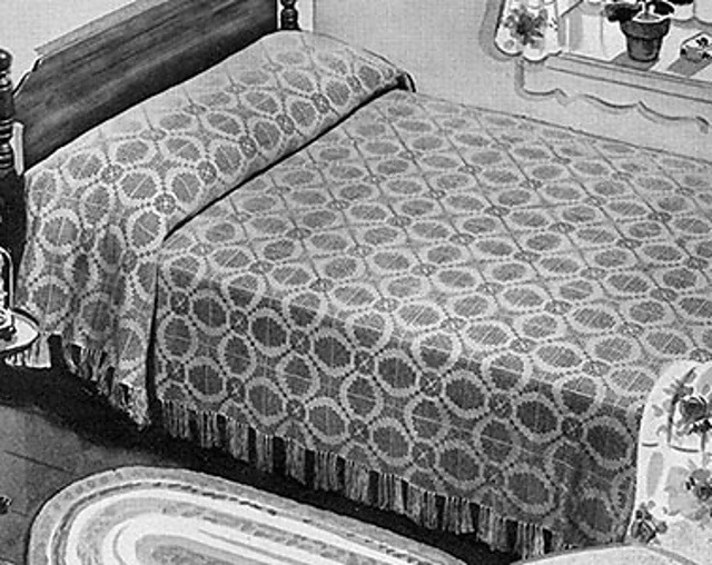 Golden Wedding Bedspread #672
