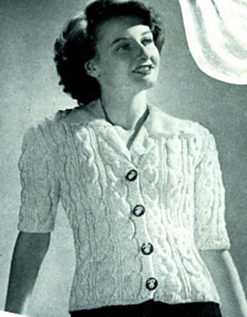 Cable Stitch Cardigan #2114