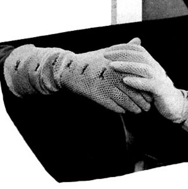 Crocheted Gloves #2104