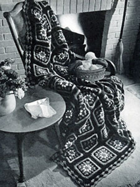Old Granny Afghan #5210