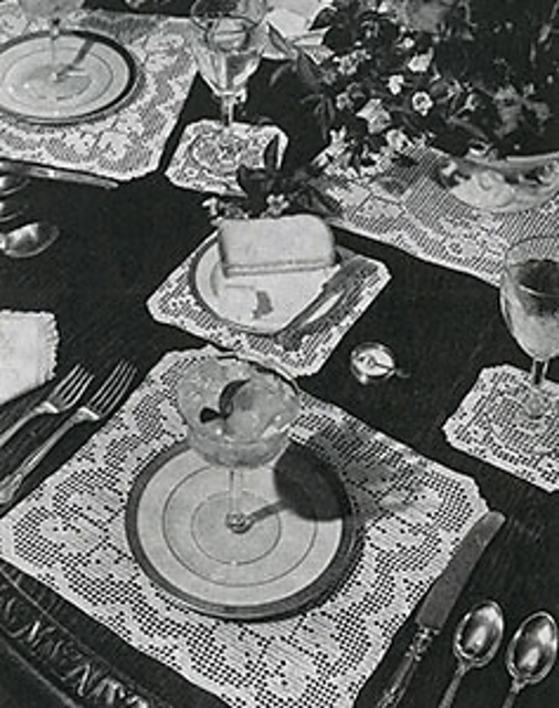 Chatelaine Luncheon Set #7563
