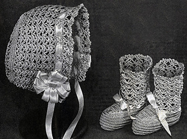 Cap and Booties #5197